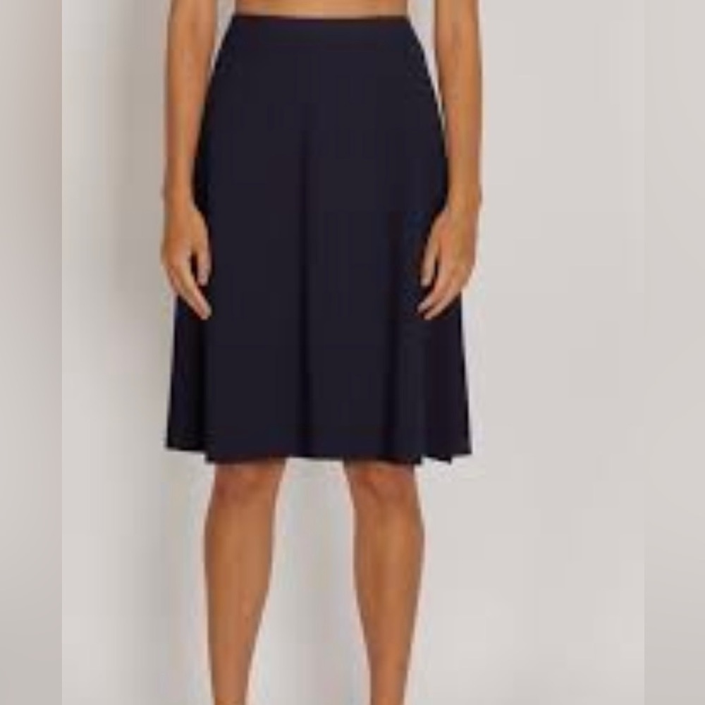 NWT Simla Flared Skirt Navy Size L